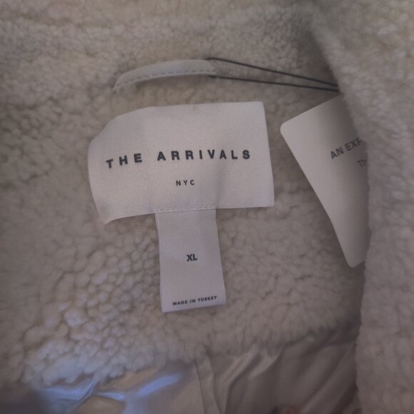 The Arrivals shearling jacket size XL New $1500 - Picture 2 of 3